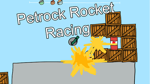 Petrock Rocket Racing Banner